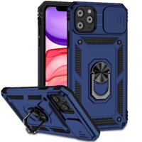 Estuche Gangxun Para Iphone 11 Pro Max, Soporte Giratorio 360°, Estilo Mecánico Y Magnético