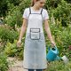 thumbnail image 3 of Delantales REGALWOVEN para mujeres con bolsillos, delantal de cocina impermeable, delantal de cintura larga, delantales de TPU para el hogar y la cocina 27.4x45.3 pulgadas Largo - Blanco, 3 of 6