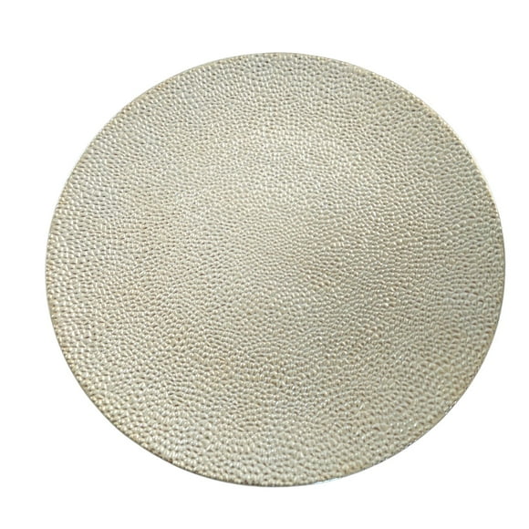 Set de 4 platos Decorativos porta platos Dorados con poros