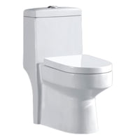 Doer - Wc One Piece Tupungato Doble Descarga, 4-6 Litros, Blanco