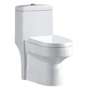 Doer - Wc One Piece Tupungato Doble Descarga, 4-6 Litros, Blanco