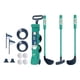 thumbnail image 2 of Juego de golf para niños con bolsa para palos, camisetas, césped, educación temprana, juego de palos de golf, juguete con pelotas de golf para niños d Azul, 2 of 5