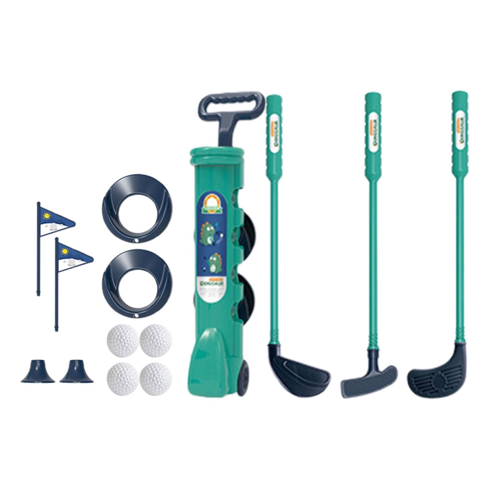 Ioensy - Juego De Golf Para Niños Mini Juguete De Ejercicio Juguetes De Golf Para 3 4 5 6 Años Regalo De Cumpleaños Azul