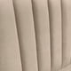 thumbnail image 2 of Respaldo Tubular Vertical 1 plaza Felpa Beige, 2 of 3