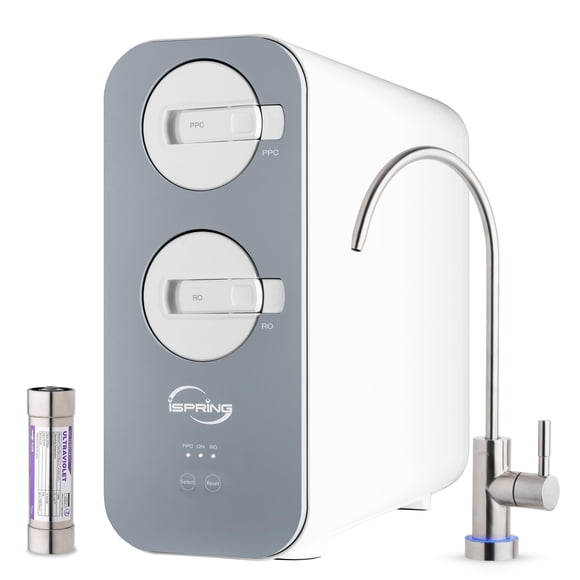 Sistema de ósmosis inversa iSpring RO800G+UVF8 sin tanque 800GPD