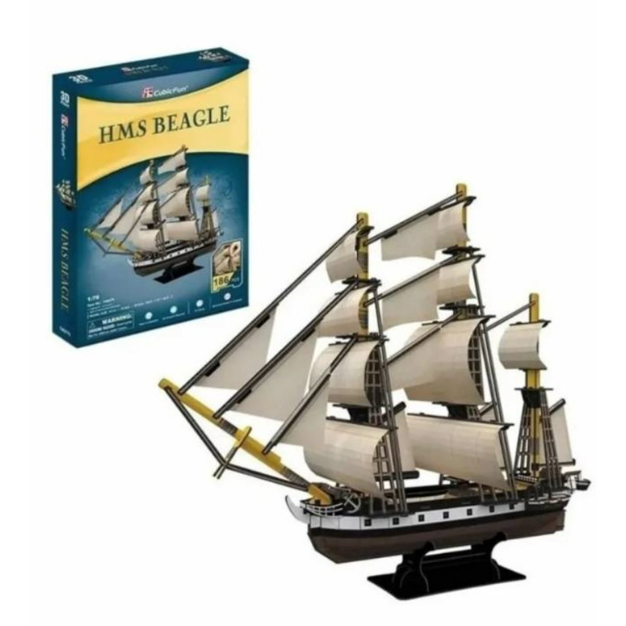 Tomasstore - Rompecabezas Rompecabezas 3d Barco Hms Beagle