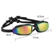 thumbnail image 2 of Gafas de natación con montura grande, resistentes al agua y a la niebla, de silicona galvanizada HD para adultos, para hombres y mujeres., 2 of 6