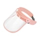thumbnail image 2 of Pantalla facial, visera transparente, versátil, ergonómica, a prueba de polvo, protección facial completa, protección contra salpicaduras para trabajo rosa, 2 of 5