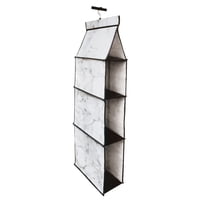 Importclick - Organizador Closet Hogar Plegable Para Ropa 3 Divisiones Gris