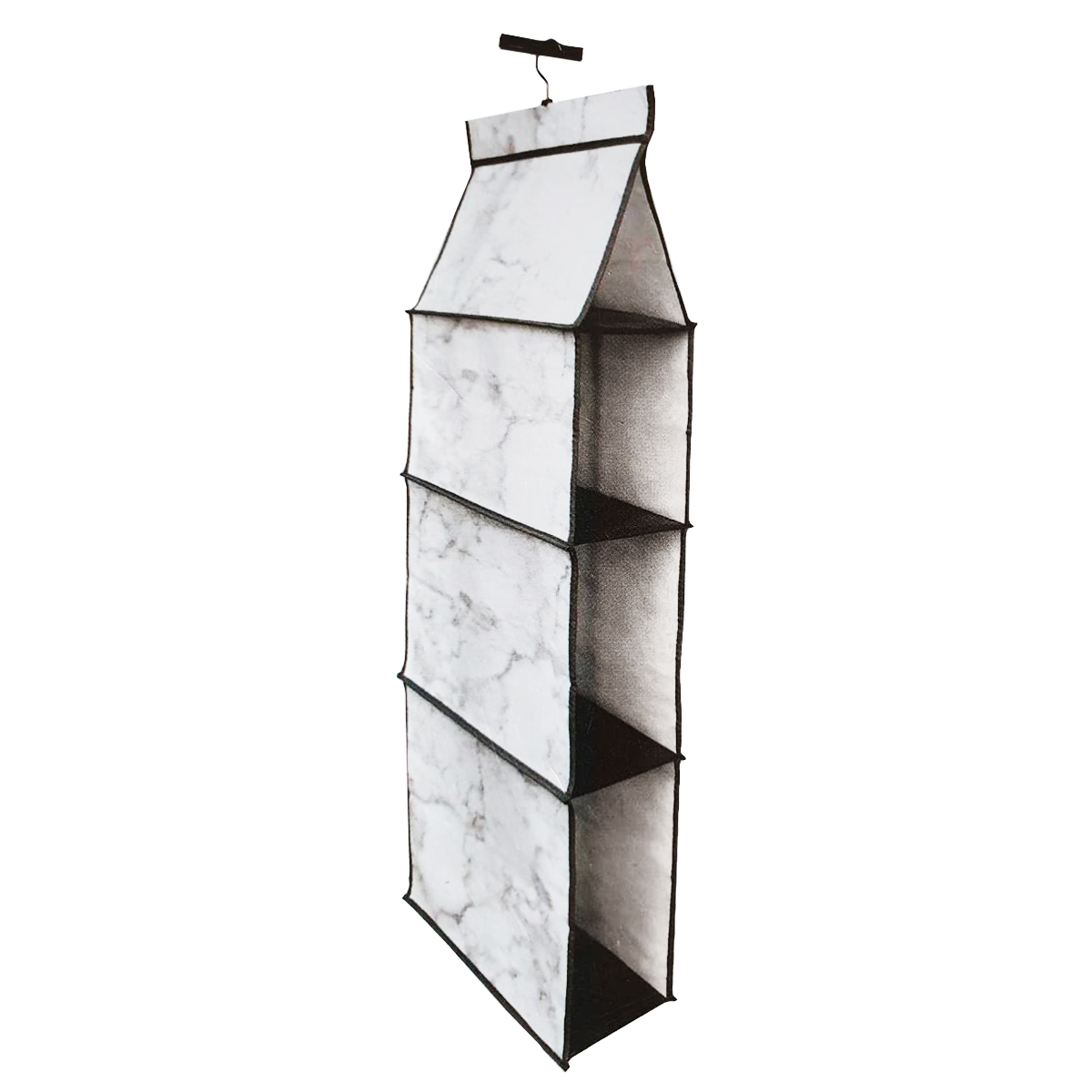 Importclick - Organizador Closet Hogar Plegable Para Ropa 3 Divisiones Gris