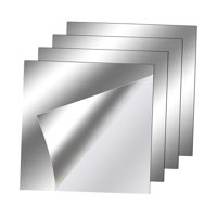 Magideal - Azulejos De Espejo De Longitud Completa, Espejo De Pared Sin Marco 4 Piezas, Espejo De Tocador, Espejo De Cuerpo, Espejos De Gimnasio Para Gimnasio En , 15Cmx15Cm