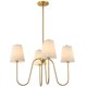 thumbnail image 3 of Candelabro Electro bp 69 cm Blanco y Dorado de 4 Brazos, 3 of 8