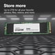 thumbnail image 3 of SSD Crucial E100 CT2000E100SSD8 M.2 NVMe PCIe Gen4 de 2 TB, 3 of 5