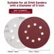 thumbnail image 2 of Discos de lijado POTUINOM, 100 unidades, 12,5 cm, grano 60, para lijadora orbital, 2 of 8