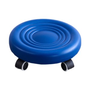 Bothyi - Taburete Con Ruedas De Baja Altura, Asiento Bajo Con Ruedas Para Casa, Oficina, Dormitorio, Color Azul