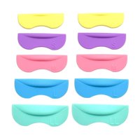 Ioensy - 10X Almohadillas Suaves Para Levantar Pestañas, 5 Tamaños Para Teñir La Permanente En Casa