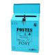 thumbnail image 4 of Creative Iron Mail / Letter / Post / Newspaper Box Box Blue_Big Letters, 4 of 5
