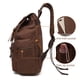 thumbnail image 4 of Mochila AUGUR de lona vintage de gran capacidad para viajes, 4 of 8
