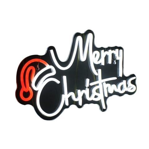 Magideal - Letrero De Neón Navideño Letreros Led Navideños Decoración De Habitaciones Regalos Letrero Iluminado Navideño Luces De Neón Navideñas Para Navidad Año Estilo B