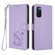 thumbnail image 1 of Samsung Galaxy S20 Funda Billetera con Ranuras para Tarjetas, Lila Claro, 1 of 6