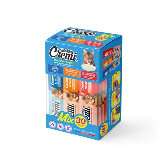 Snack Gato Líquido Sabor Mix del Mar Caja, 360 g