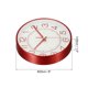 thumbnail image 2 of Reloj de Pared de 8 Pulgadas Operado por Batería Silencioso Sin Tictac Reloj Moderno Redondo, Rojo, 2 of 6