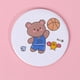 thumbnail image 1 of 1PCS Mini Mirror Cartoon Touch Up Makeup Cartoon Small Mirror Skin Care Tools Pu Handheld Small Round Mirror Health & Beauty, 1 of 3