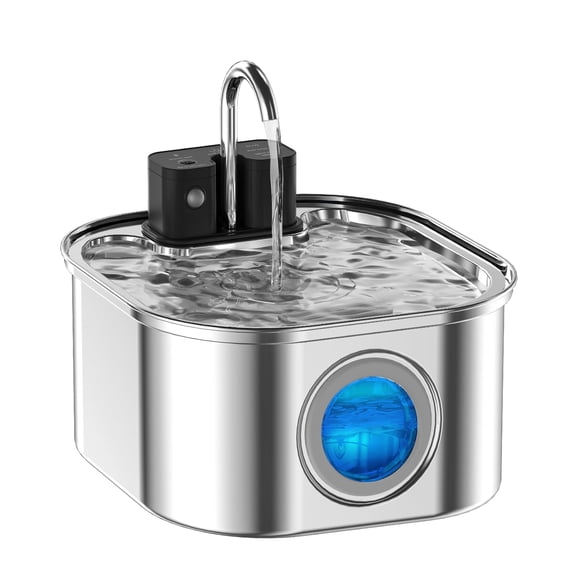 Fuente de agua para gatos NautyPaws inalámbrica recargable de 3,2 L