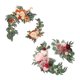 thumbnail image 5 of Flor Artificial Swag Colgante Para Fiesta Naranja Rosa Rosa Rojo, 5 of 5