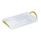 thumbnail image 5 of Bandeja Rectangular Para Servir Con Asas, Soporte Para Perfume Para Postre, Frutas Y Verduras, Color Blanco, 5 of 5