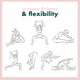 thumbnail image 5 of Correa de yoga con hebilla de anillo en D ajustable extra segura Correa de estiramiento de yoga para mayor flexibilidad, 5 of 5