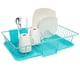 thumbnail image 1 of Set de escurridores para platos Sweet Home Collection, color turquesa, 1 of 4