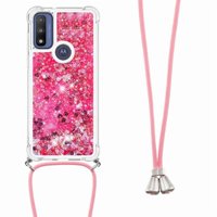 Funda Foxdock Para Motorola Moto G Power 2022 Con Cuerda Ajustable, Brillo Líquido, Protección Antigolpes Y Lente – Ideal Para Regalo
