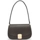 thumbnail image 1 of Bolso De Hombro Alina Con Solapa Marrón caqui negro Pvc, 1 of 2