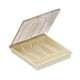 thumbnail image 4 of Organizador De Cubiertos Con Cajón, Caja De Almacenamiento De Cubiertos, Vajilla De Oficina, Bandeja Para Cubiertos Con Tapa Marrón, 4 of 5