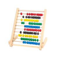 Magideal - Juego De Cuentas De Juguete De Matemáticas Para Niños Pequeños, Desarrollo De Marco De Conteo De 10 Filas, Suma Y Resta Para Niños De Primaria, Jardín Beige