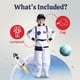 thumbnail image 2 of Disfraz de astronauta de la NASA para niños, disfraz de Estados Unidos, blanco con gorra, 2 of 8
