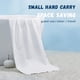 thumbnail image 5 of Toallas comprimidas - Toalla de baño comprimida de 40 x 28 pulgadas, 5 toallas de baño desechables grandes para viajes, toallas de baño de algodón comprimido para adultos, bebés, niños pequeños, campi, 5 of 5