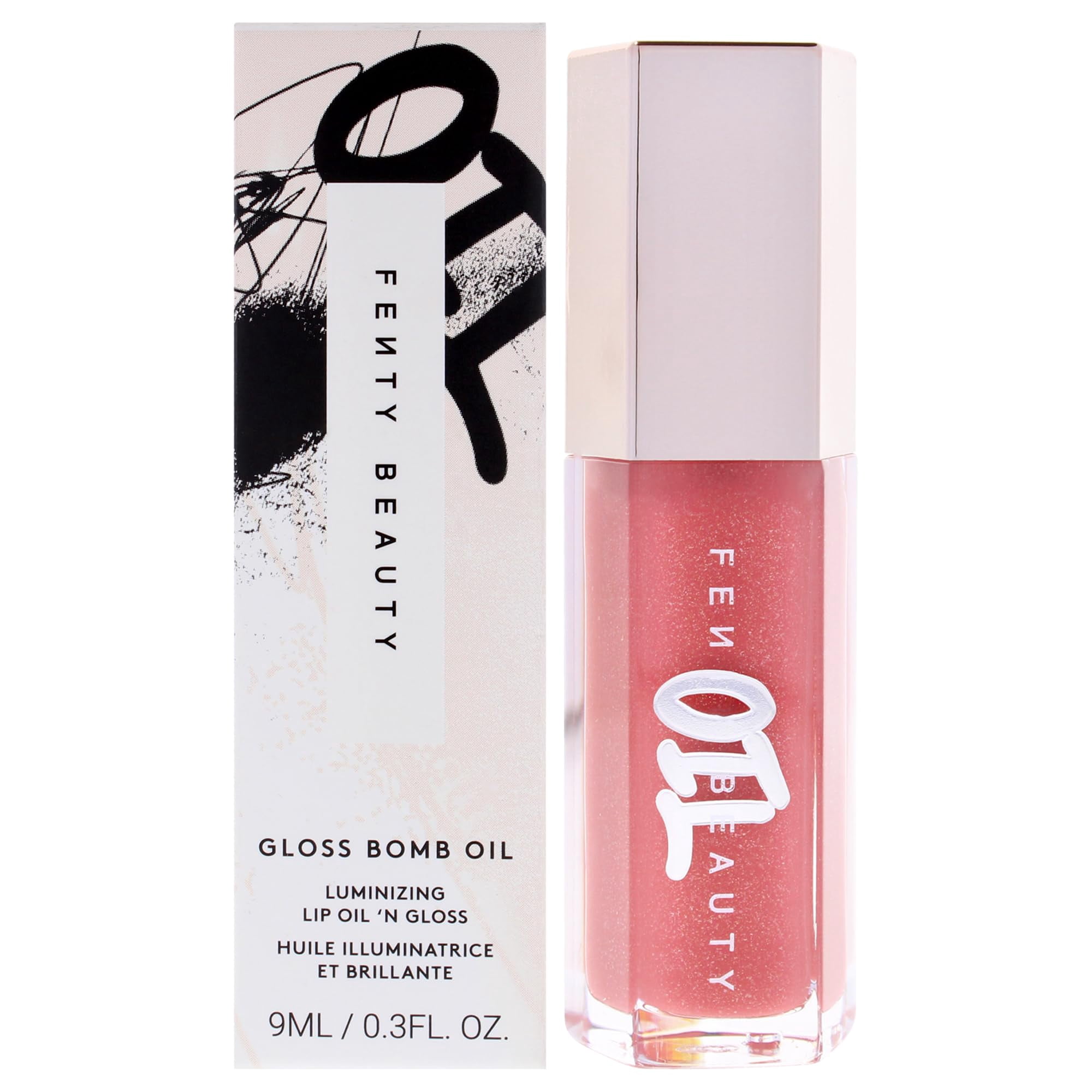 Fenty Beauty - Aceite Y Brillo Labial Iluminador Gloss Bomb - 01 Fussy