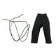 thumbnail image 3 of Pantalón Informal En Miniatura A Escala 1:18 Para Figuras De Hombre De 3,75 Pulgadas, Accesorio, Disfraz Negro, 3 of 3