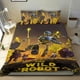 thumbnail image 1 of El Robot Salvaje Conjunto de sábanas temático, trío de piezas, cómodo y amigable con la piel, diseño único, regalo de decoración para el hogar para familiares, amigos y fans,173cm *218cm, 1 of 6