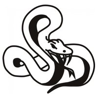 Rienda Libre Graphics - Decomural Snake Reptile Animals Ws-17924