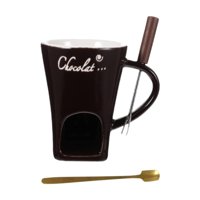 Bothyi - Olla Para Fondue Electrodomésticos De Cocina Taza Para Fondue Para Fiesta Día De San Valentín Cita Nocturna Marrón
