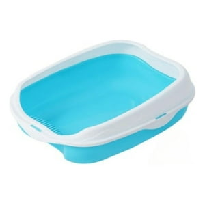 Genérico - Caja D Arena Para Gatos Aseo Entrada Baja Mascotas Hogar Lau