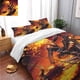 thumbnail image 3 of Wicked Rider Bedding Set Duvet Cover Pillow Cases Bed3-Piece Bedding Set (1 Duvet Cover + 2 Pillow Shams), 3 of 5