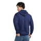 thumbnail image 2 of Sudadera con capucha Hanes para hombre con cierre completo Eco-Smart, azul marino, talla XL, 2 of 7