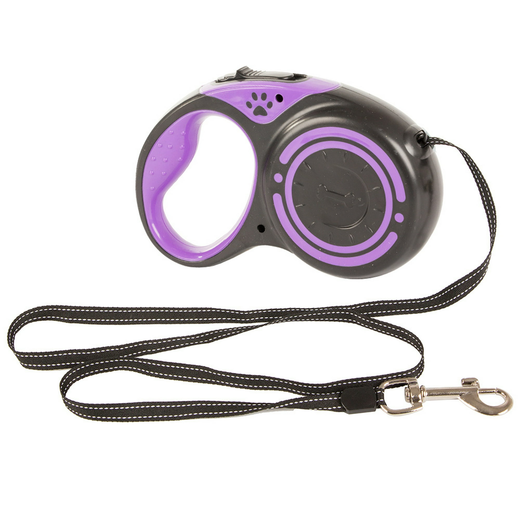 Defensor - Correa Retráctil, Con Botón De Frenado, Para Perros 5mts