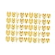 thumbnail image 4 of 40 Piezas Dreadlocks Beads Aros para Trenzas Joyería de Cabello Moda Aleación Duradera Apertura Ajustable Adecuado para Jóvenes Fiestas Uso Personal Oro 50 piezas, 4 of 5