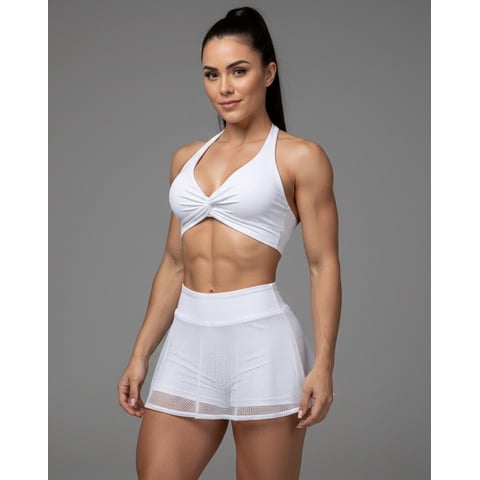Flix Spa - Conjunto Deportivo Mujer Peto Y Falda Short Con Malla