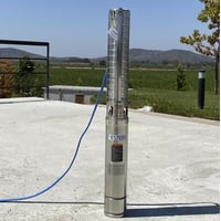 Van Beek - Bomba Pozo Profundo Dep4-1.0 Hp 220 + Cable 25 Metros